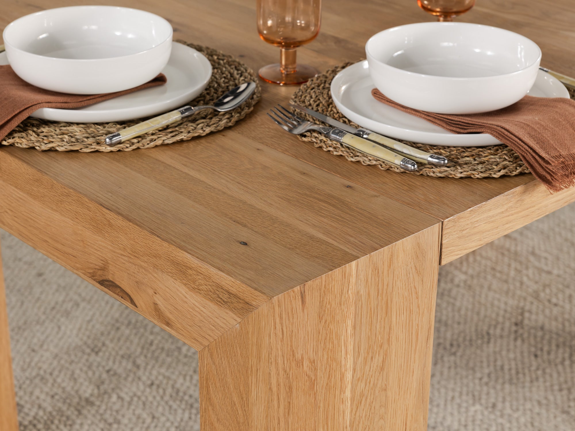 Extendable Dining Table Made with Solid Wood | TT Singapore
